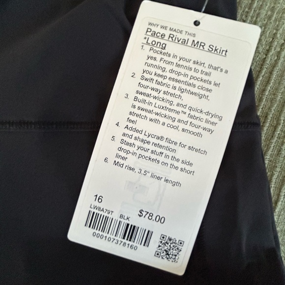 Lululemon Pace Rival Skort (long) - Picture 2 of 5